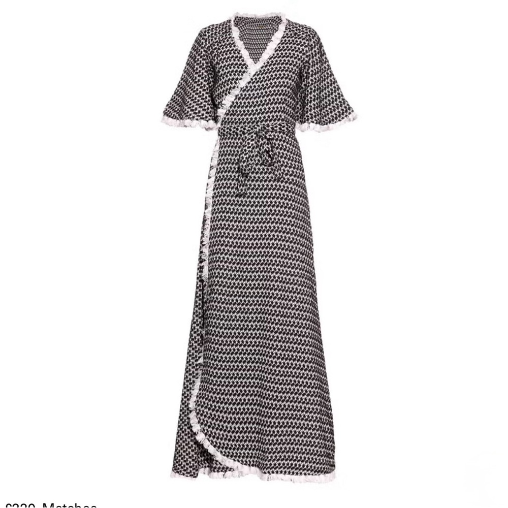 Dodo Bar Or Black and White Maxi Dress